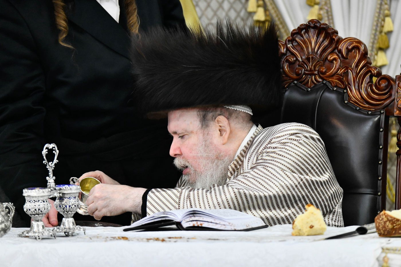 האדמו"ר מלעלוב ארה"ב בשב"ק בבני ברק