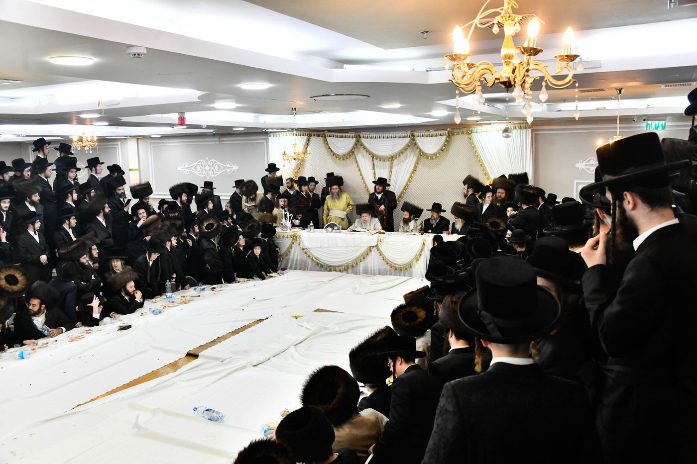 האדמו"ר מלעלוב ארה"ב בשב"ק בבני ברק