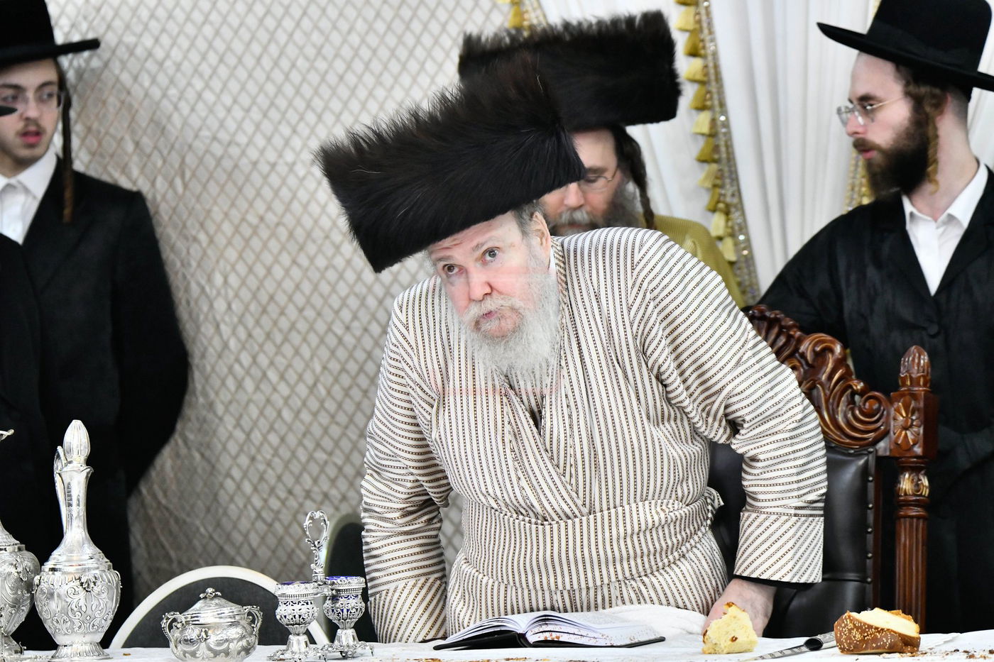 האדמו"ר מלעלוב ארה"ב בשב"ק בבני ברק