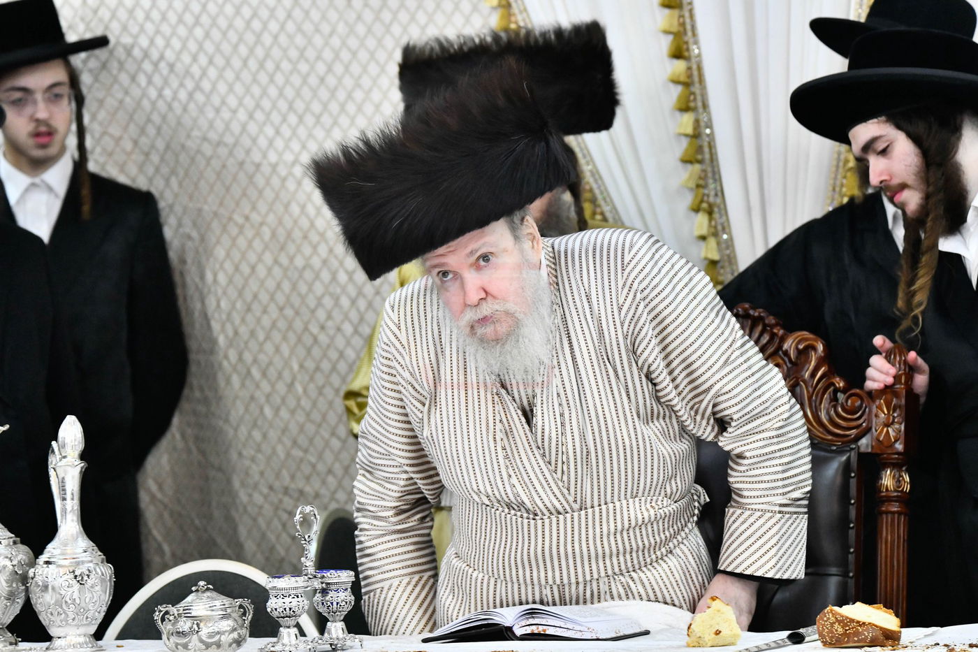 האדמו"ר מלעלוב ארה"ב בשב"ק בבני ברק