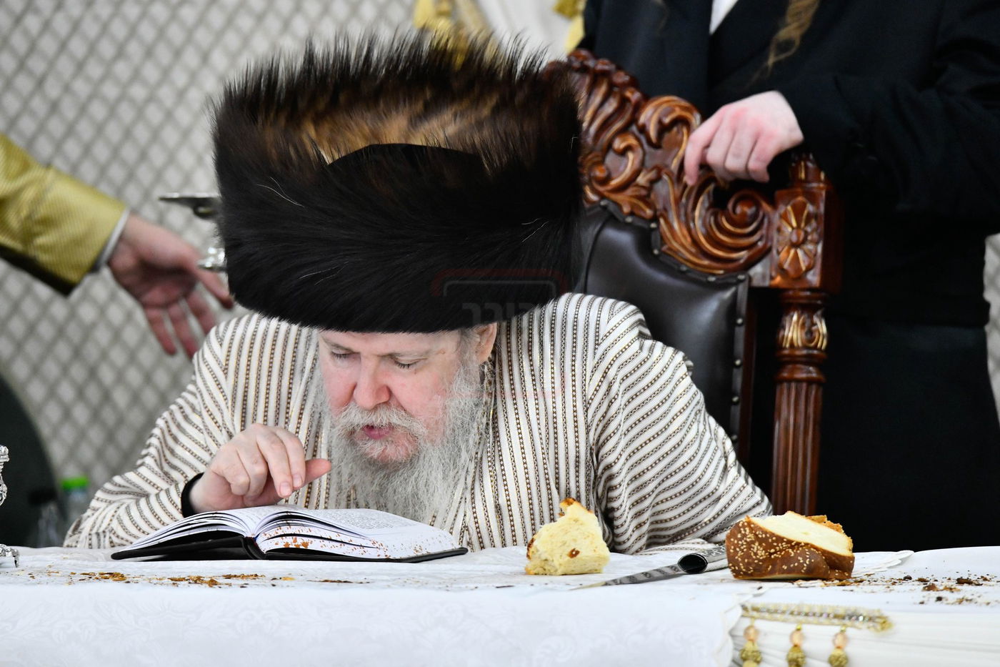 האדמו"ר מלעלוב ארה"ב בשב"ק בבני ברק