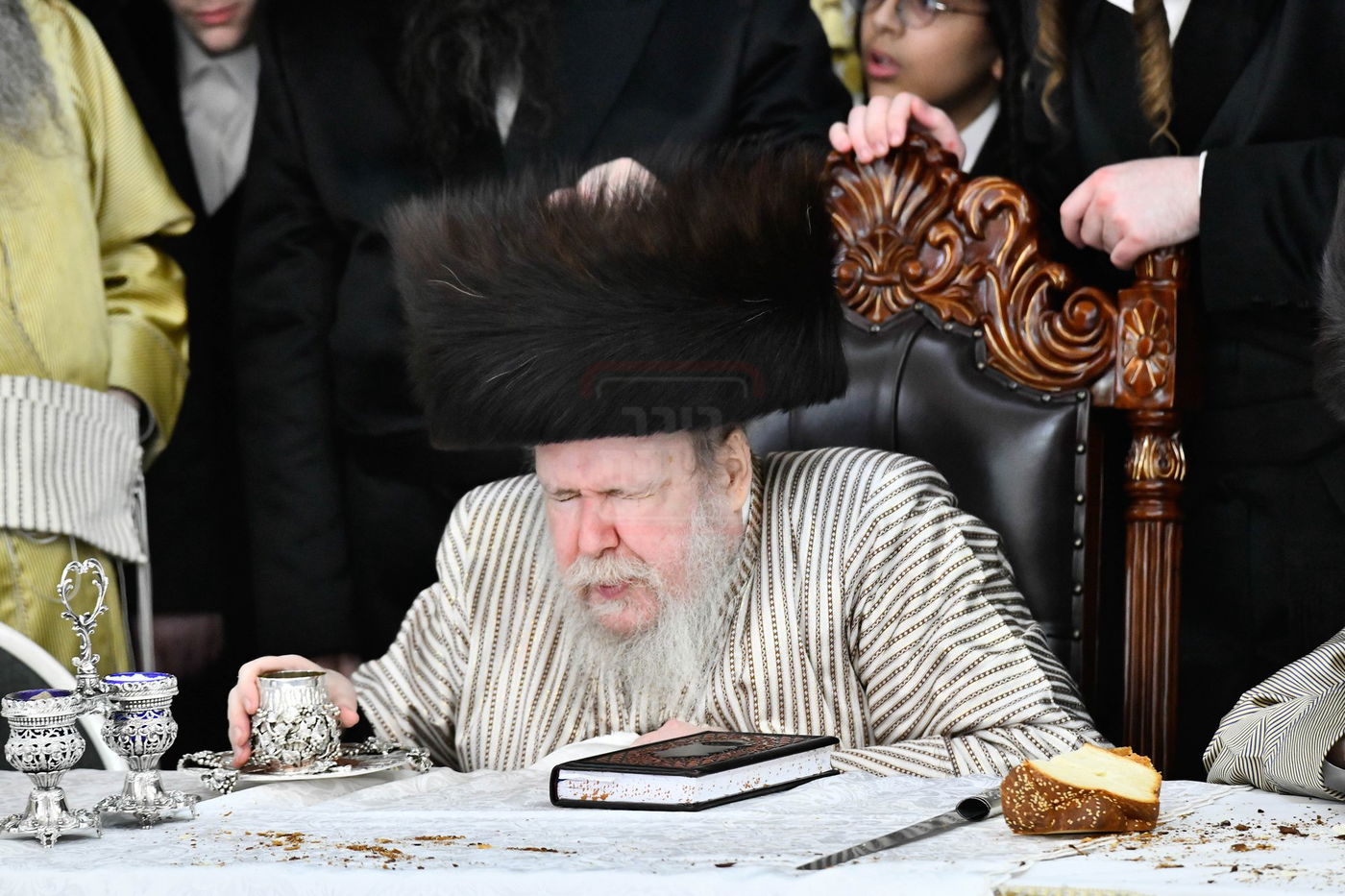 האדמו"ר מלעלוב ארה"ב בשב"ק בבני ברק