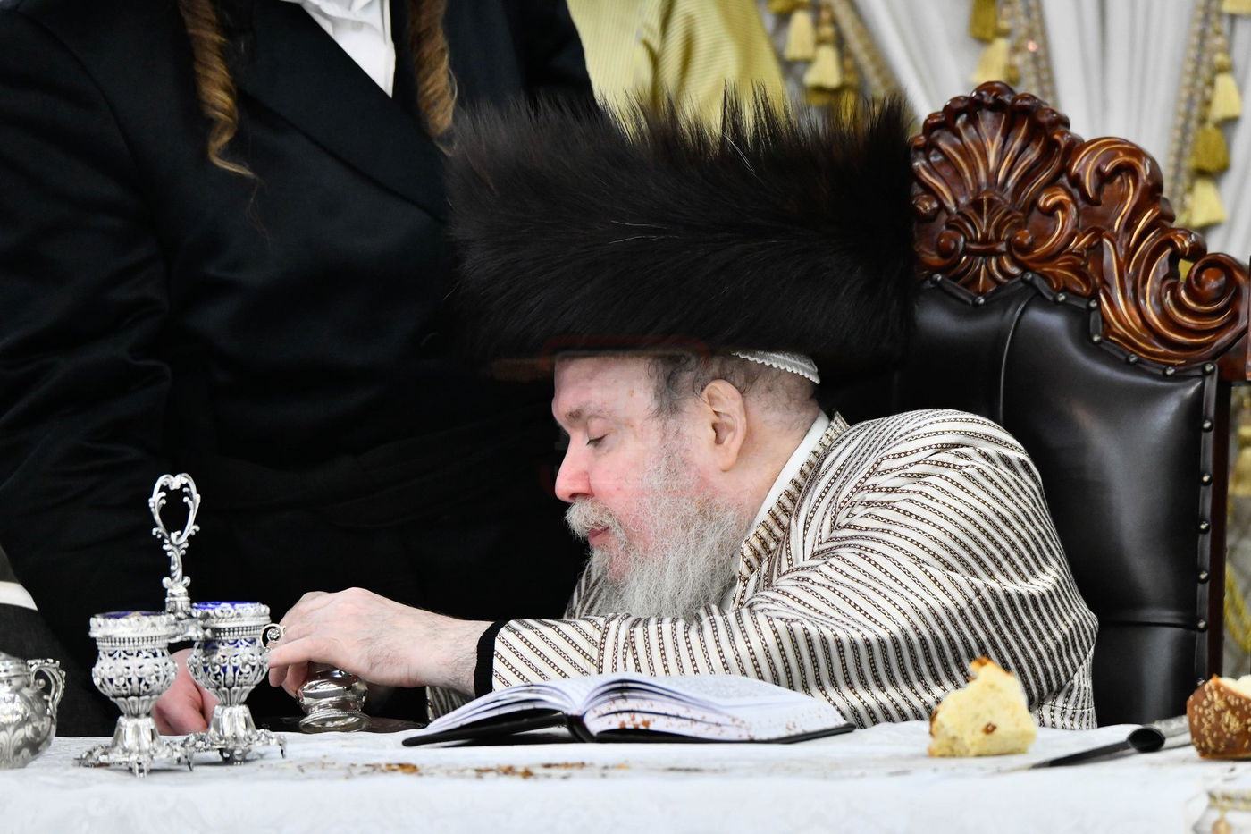 האדמו"ר מלעלוב ארה"ב בשב"ק בבני ברק