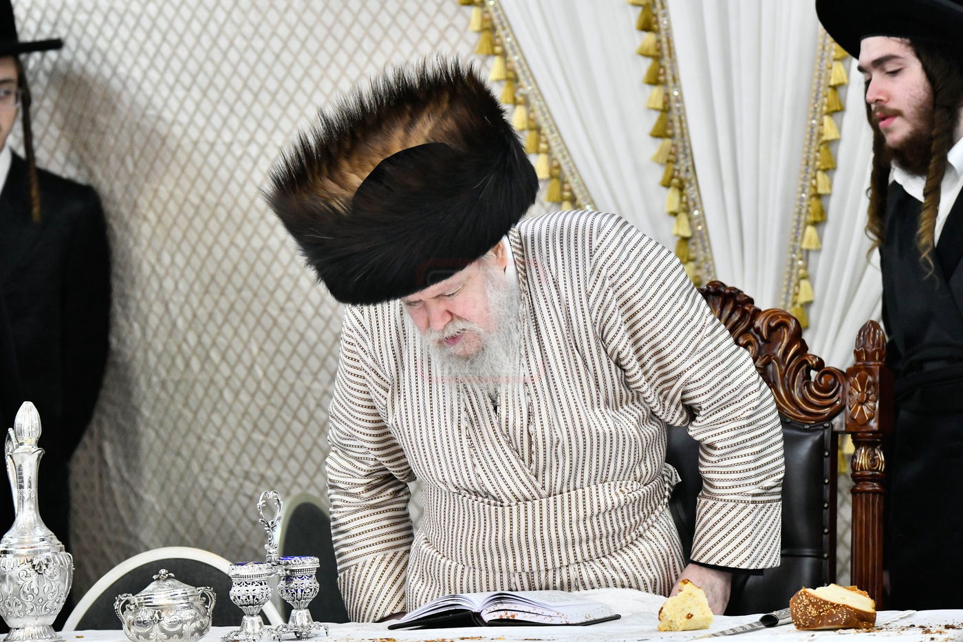 האדמו"ר מלעלוב ארה"ב בשב"ק בבני ברק