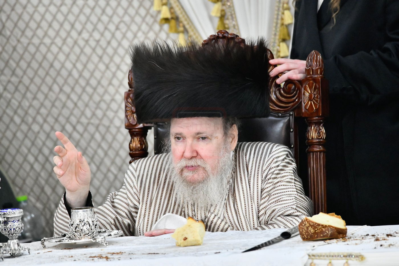 האדמו"ר מלעלוב ארה"ב בשב"ק בבני ברק