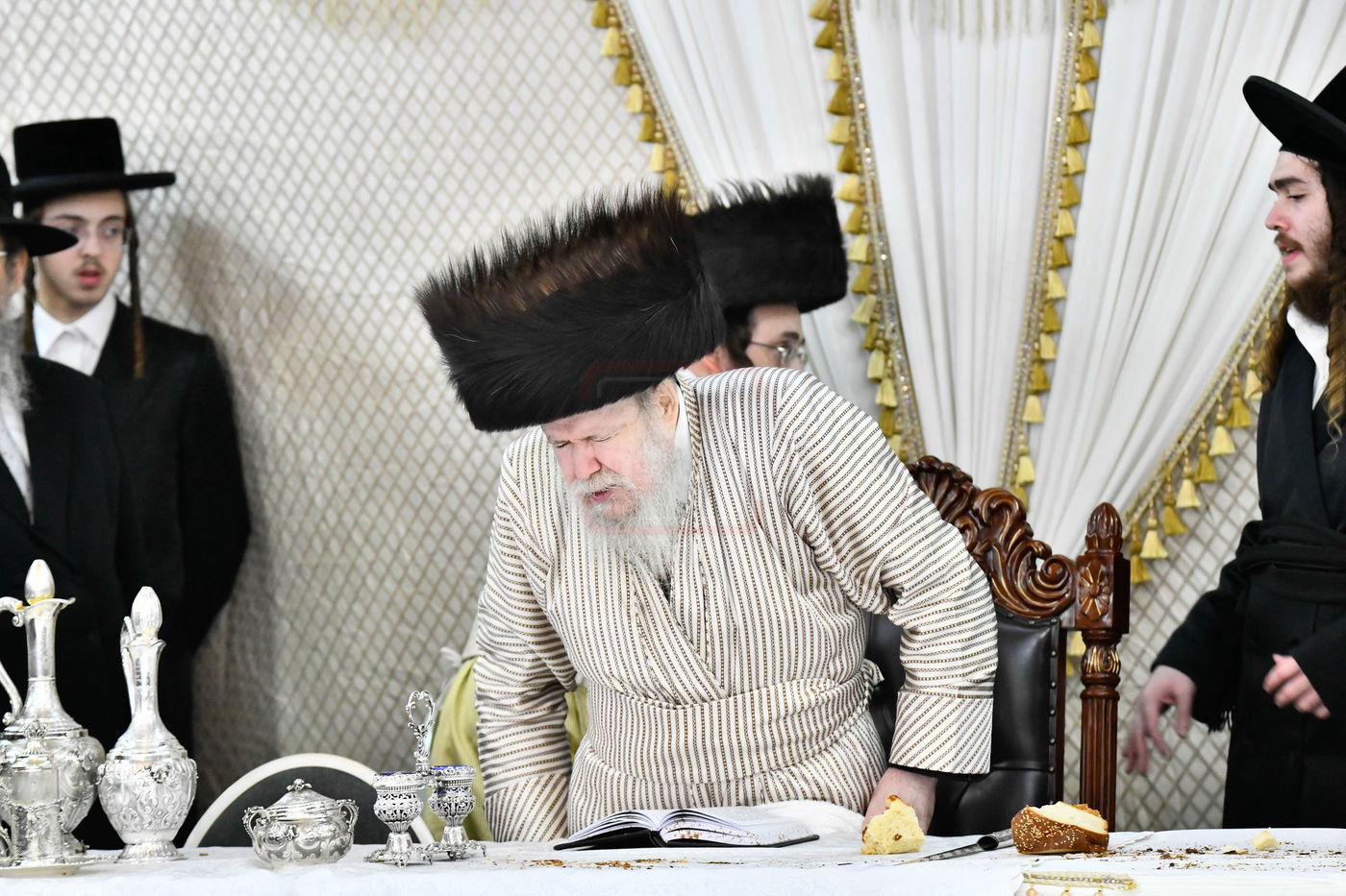 האדמו"ר מלעלוב ארה"ב בשב"ק בבני ברק