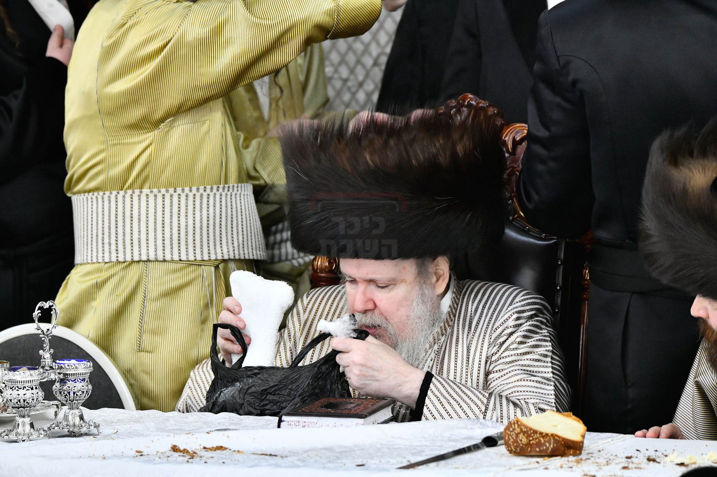 האדמו"ר מלעלוב ארה"ב בשב"ק בבני ברק