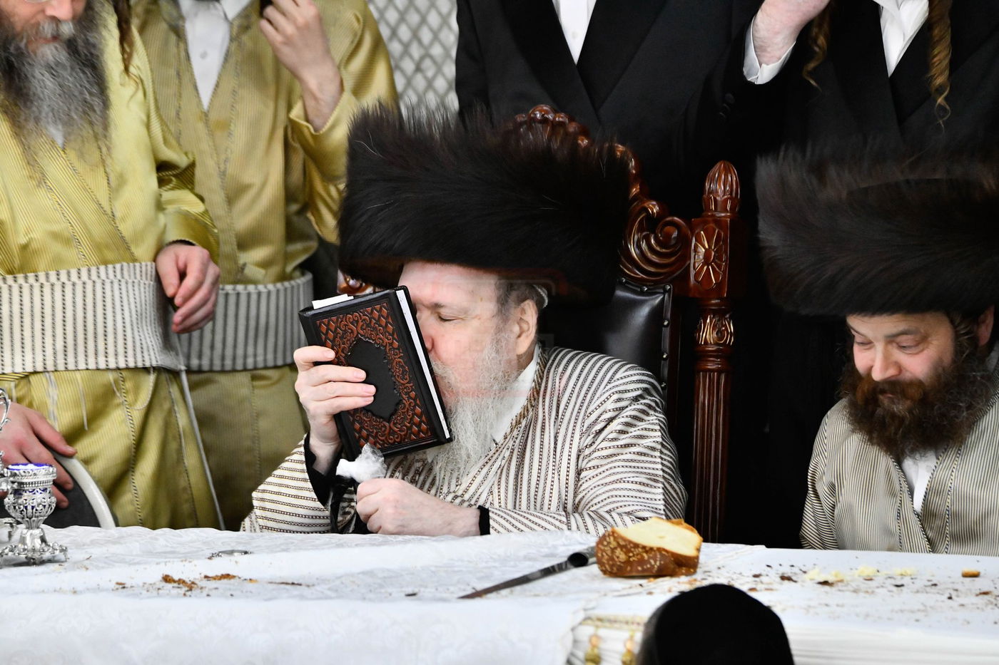 האדמו"ר מלעלוב ארה"ב בשב"ק בבני ברק