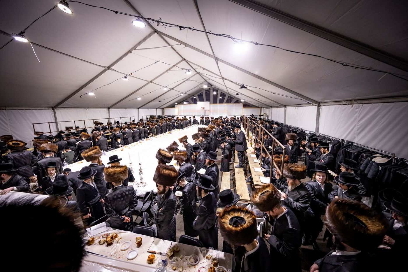 האדמו"ר מבאבוב 45 בשב"ק בעיר יוניאן