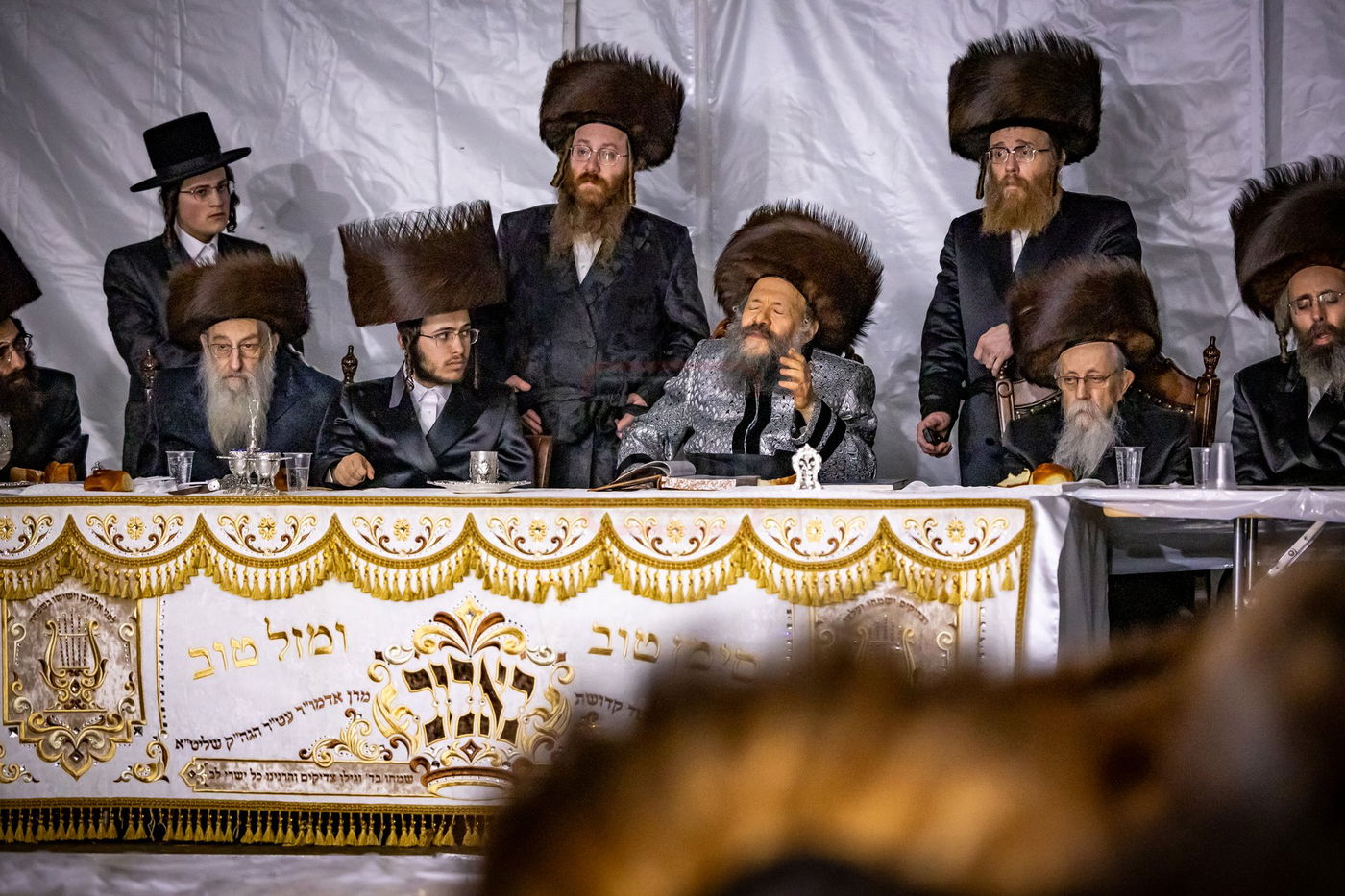 האדמו"ר מבאבוב 45 בשב"ק בעיר יוניאן