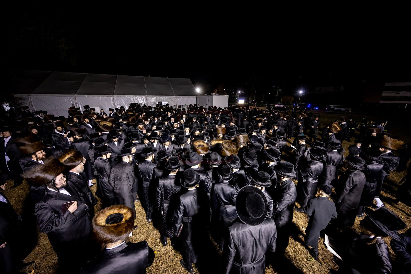 האדמו"ר מבאבוב 45 בשב"ק בעיר יוניאן