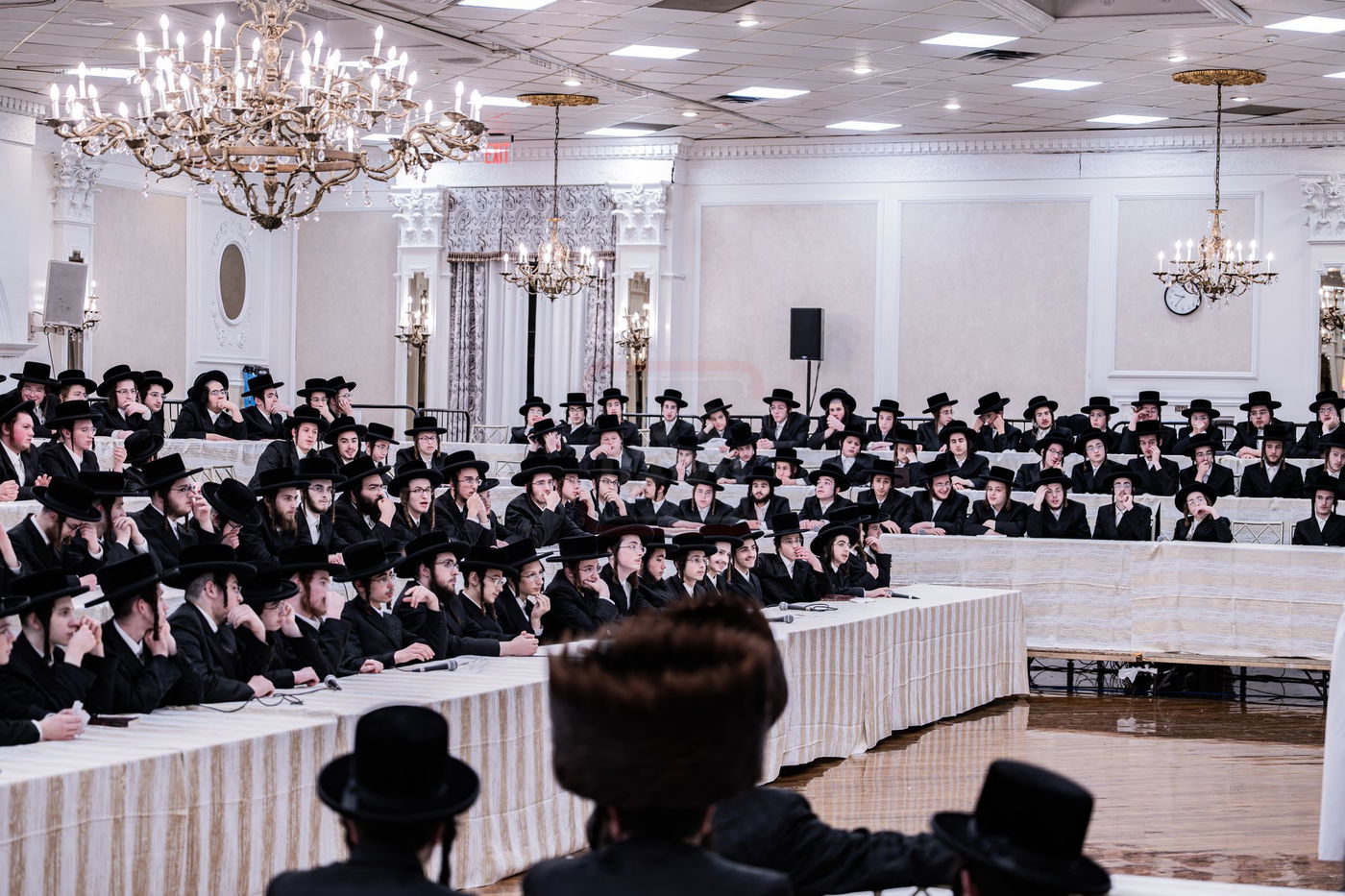 בחינה פומבי ע"י תלמידי ישיבות קטנות ד'סאטמר מרחבי ניו יארק 