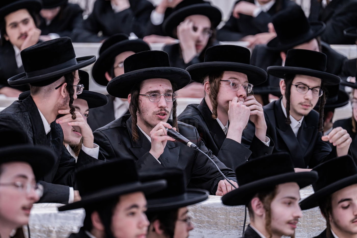 בחינה פומבי ע"י תלמידי ישיבות קטנות ד'סאטמר מרחבי ניו יארק 