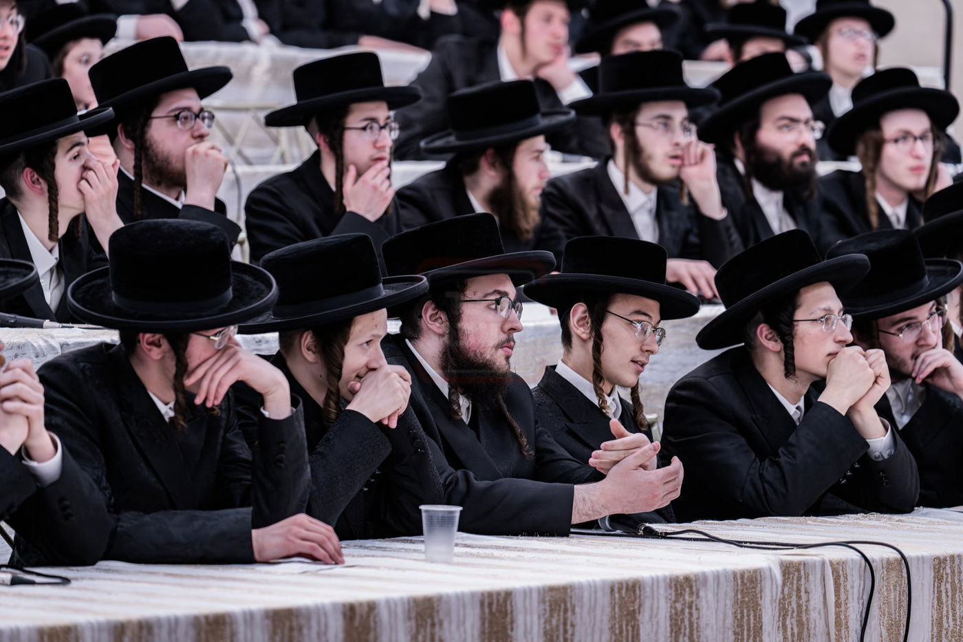 בחינה פומבי ע"י תלמידי ישיבות קטנות ד'סאטמר מרחבי ניו יארק 