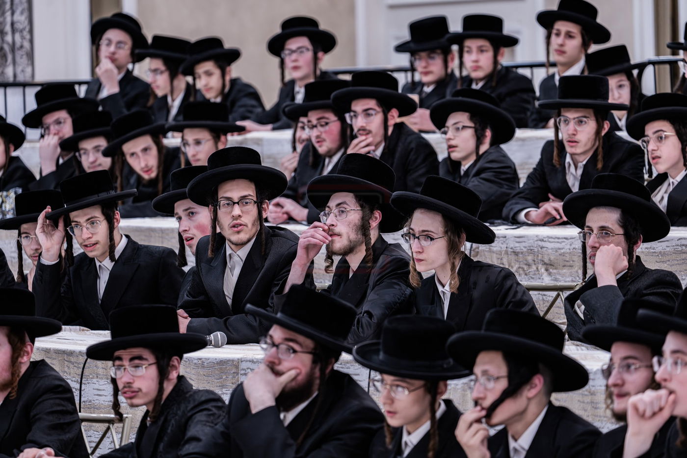 בחינה פומבי ע"י תלמידי ישיבות קטנות ד'סאטמר מרחבי ניו יארק 