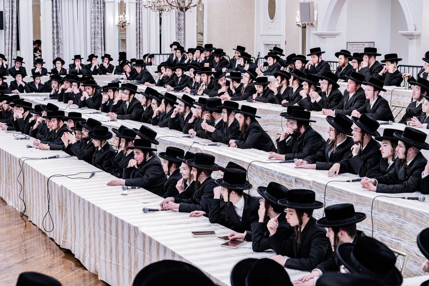 בחינה פומבי ע"י תלמידי ישיבות קטנות ד'סאטמר מרחבי ניו יארק 