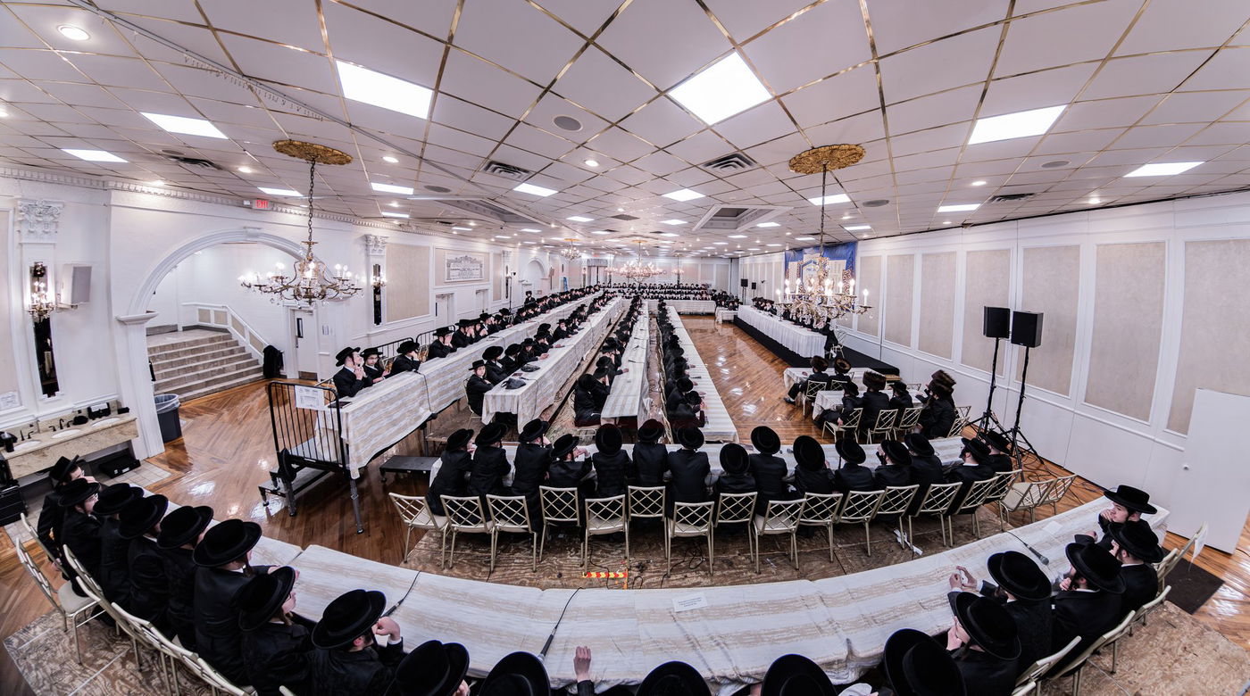 בחינה פומבי ע"י תלמידי ישיבות קטנות ד'סאטמר מרחבי ניו יארק 