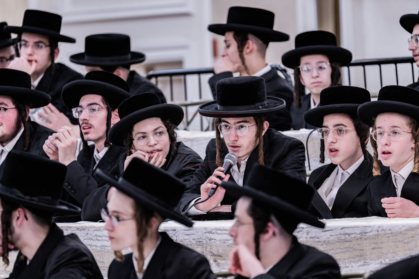 בחינה פומבי ע"י תלמידי ישיבות קטנות ד'סאטמר מרחבי ניו יארק 