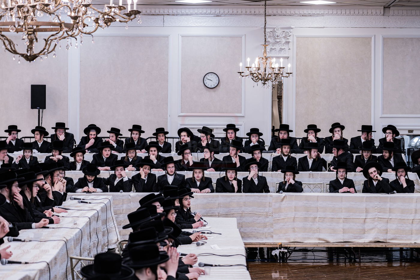 בחינה פומבי ע"י תלמידי ישיבות קטנות ד'סאטמר מרחבי ניו יארק 