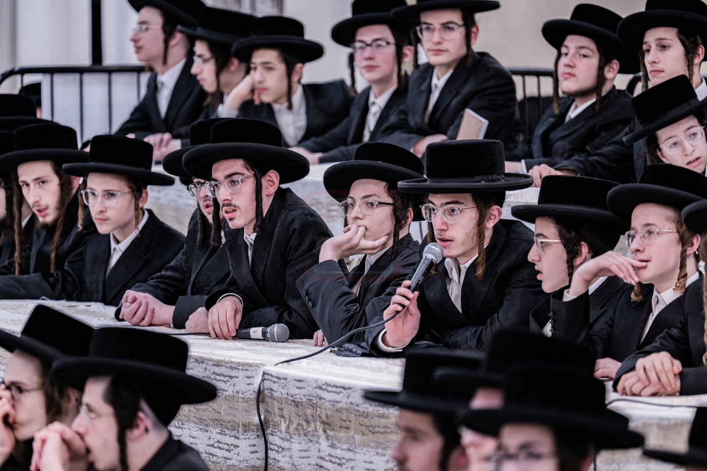 בחינה פומבי ע"י תלמידי ישיבות קטנות ד'סאטמר מרחבי ניו יארק 