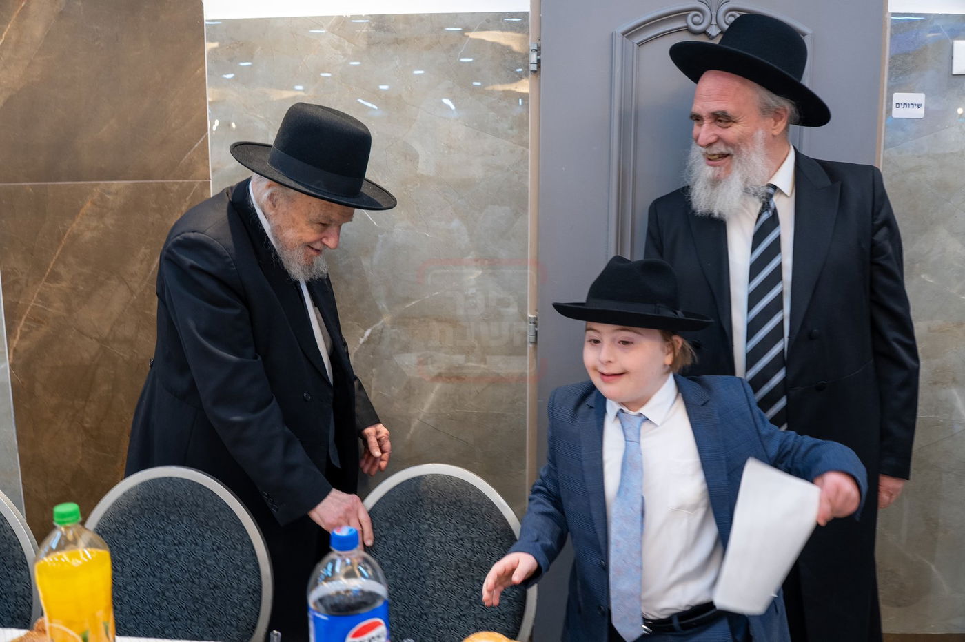 שמחץ בר המצווה לבן הרה"ג ר' חיים שולמן