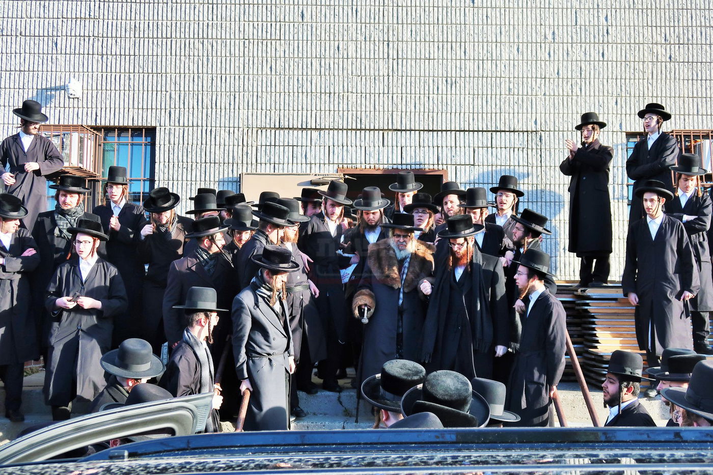 מעמד צאתכם לשלום לאדמו"ר מסאטמר