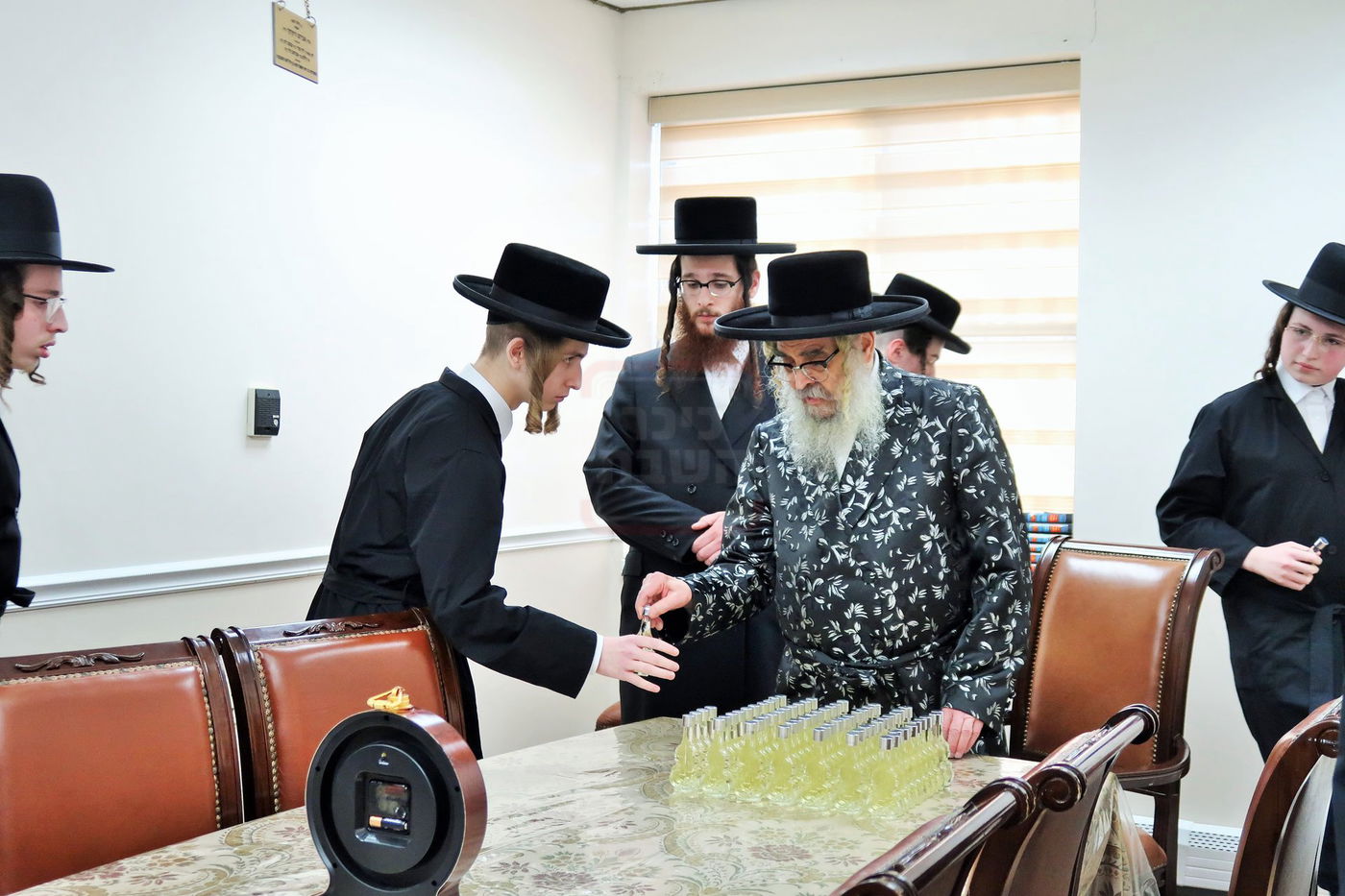 מעמד צאתכם לשלום לאדמו"ר מסאטמר