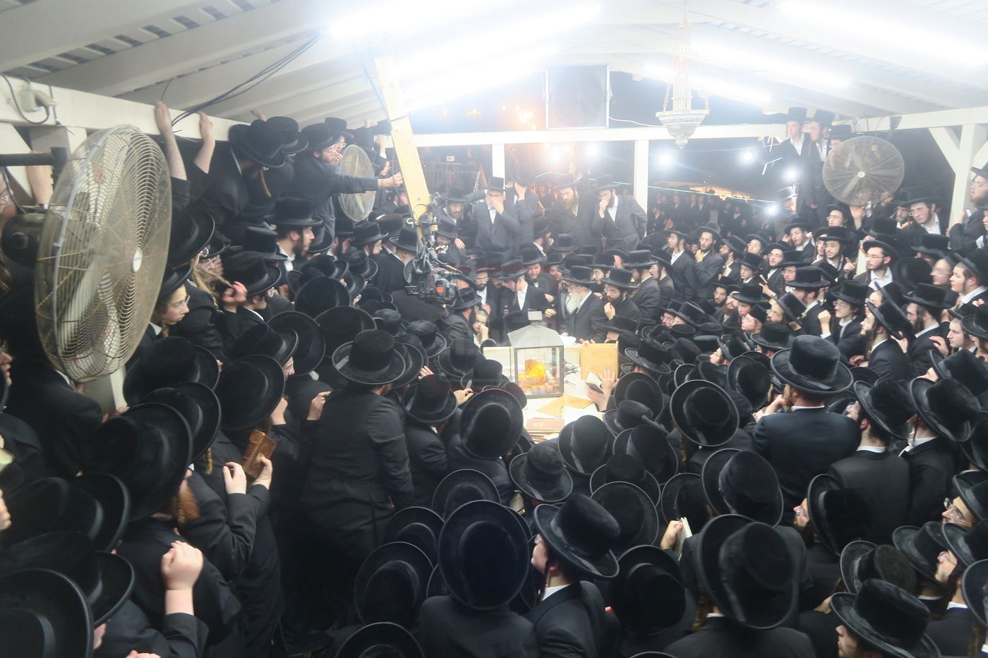 האדמו"ר מבעלזא בעליה לציון אביו זצ"ל בטבריה