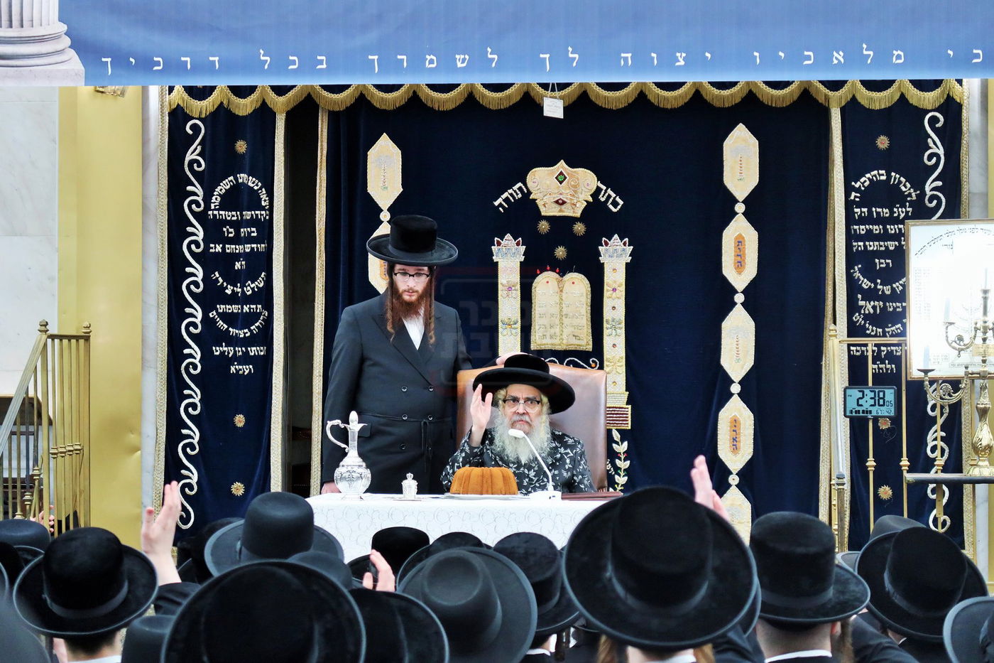 מעמד צאתכם לשלום לאדמו"ר מסאטמר