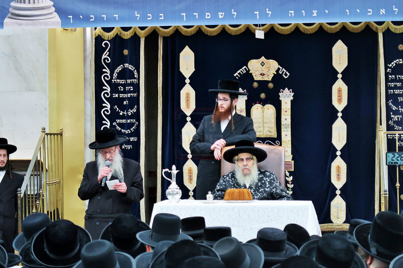 מעמד צאתכם לשלום לאדמו"ר מסאטמר