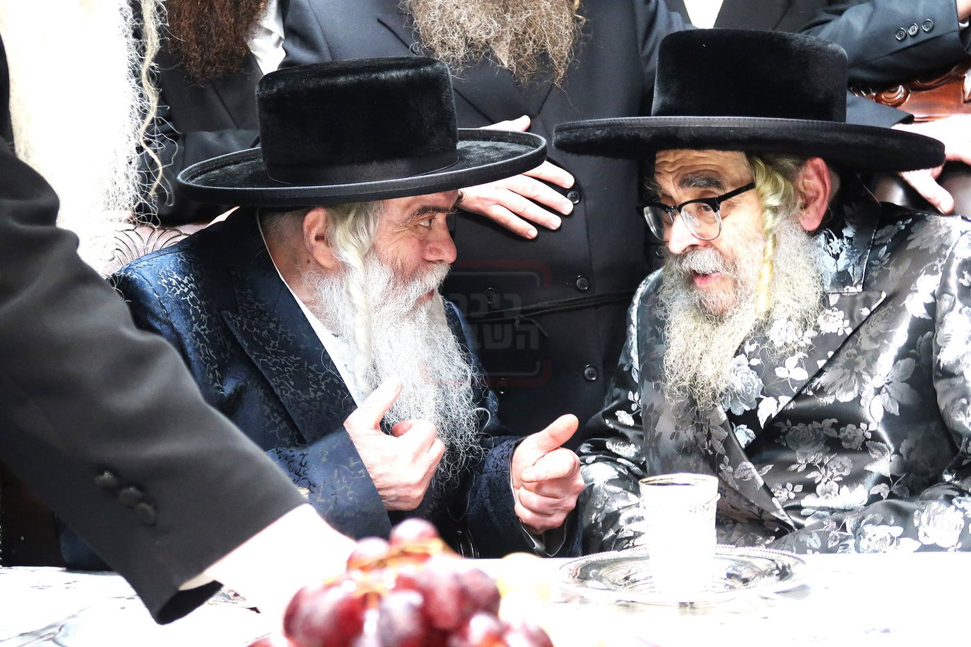 האדמו"ר מסאטמר בביקור אצל האדמו"ר מקרעטשניף י-ם