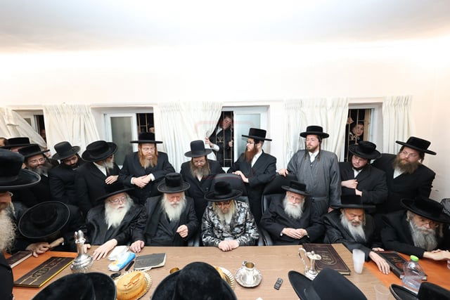 קבלת פנים לאדמו"ר מסאטמר בבד"ץ העדה החרדית