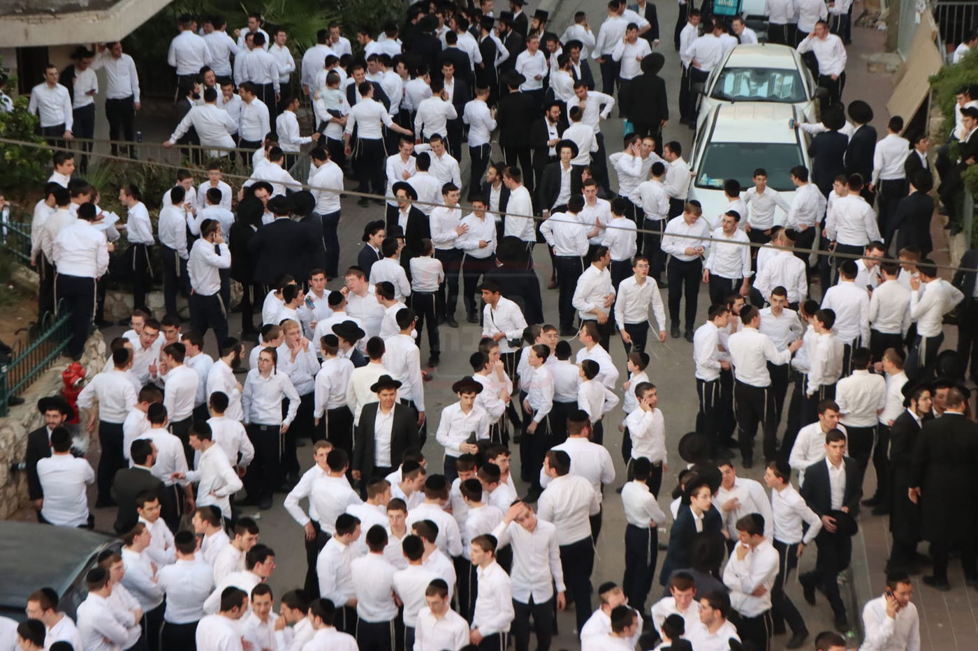 גבעת פוניבז' ביום קבלת הפסק הדרמטי