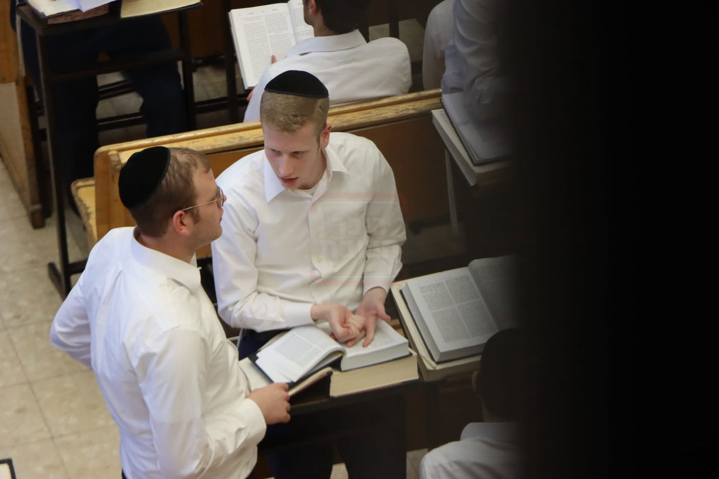 גבעת פוניבז' ביום קבלת הפסק הדרמטי