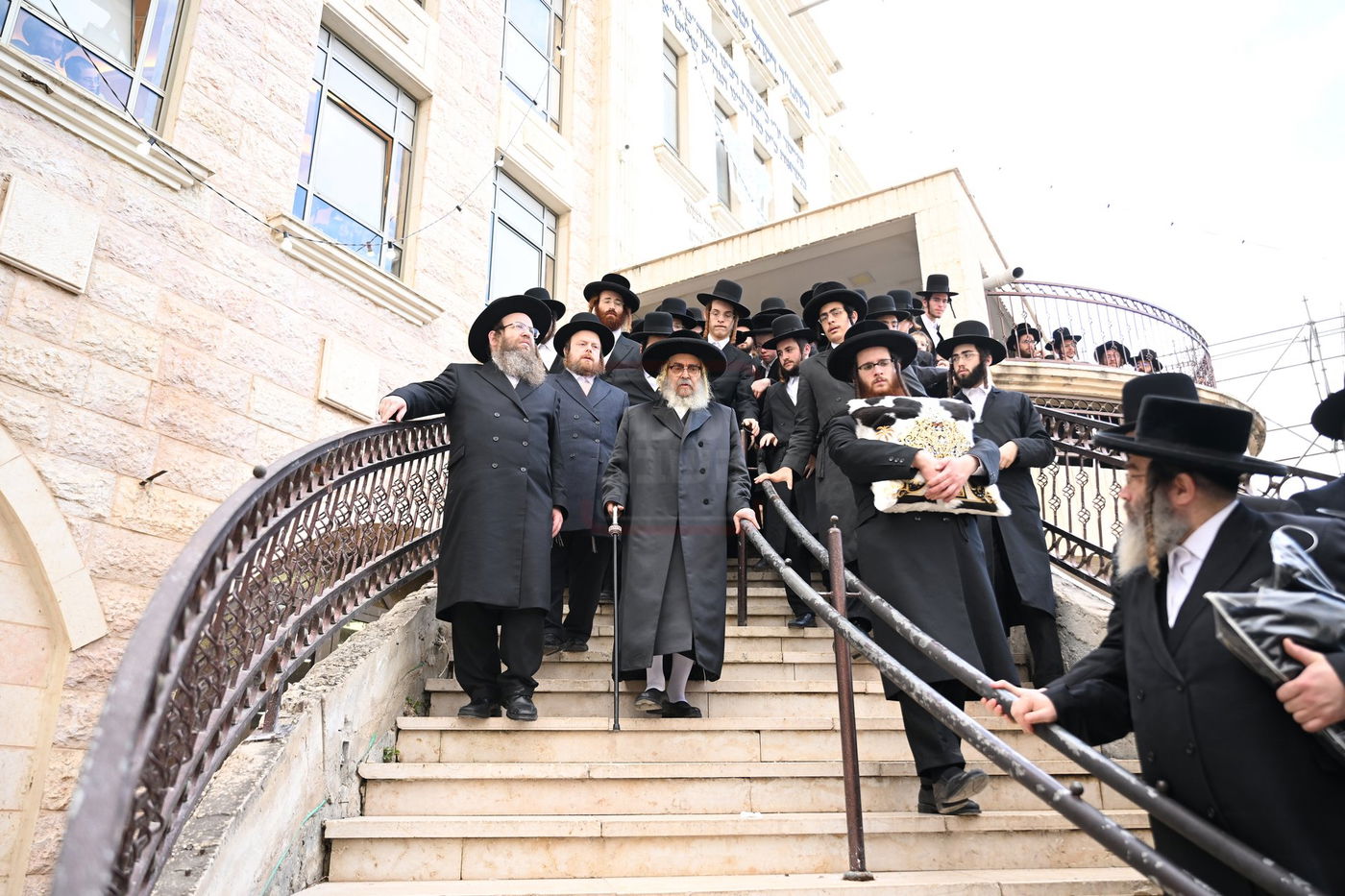 האדמו"ר מסאטמר בביקור בבני ברק