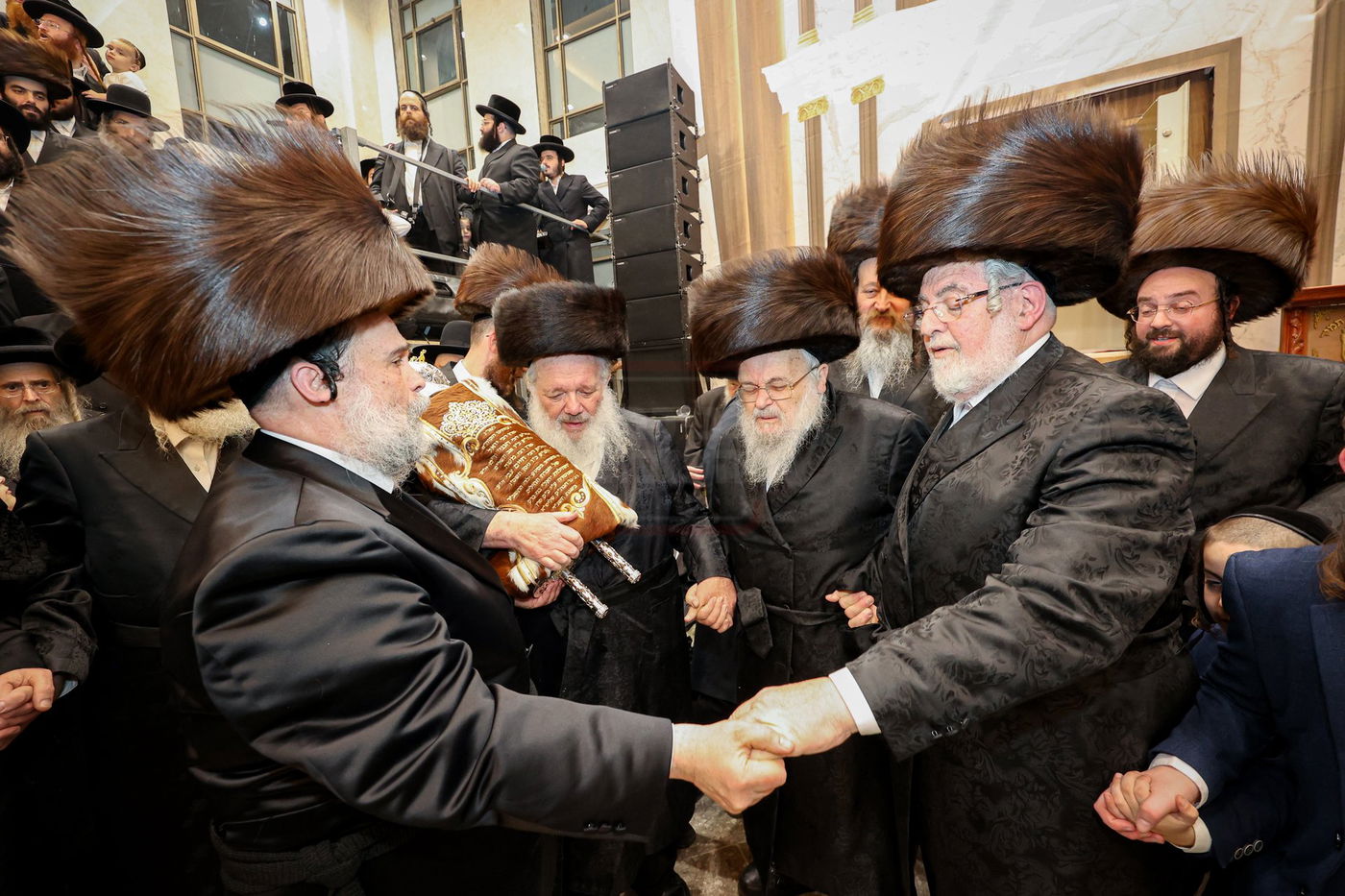 האדמו"ר מסאטמר בביקור בבני ברק