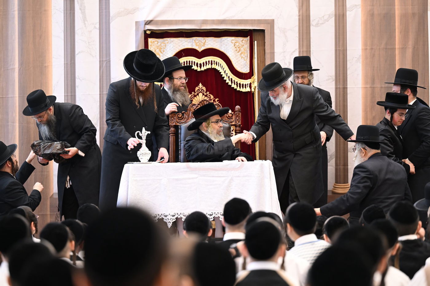 האדמו"ר מסאטמר בביקור בבני ברק