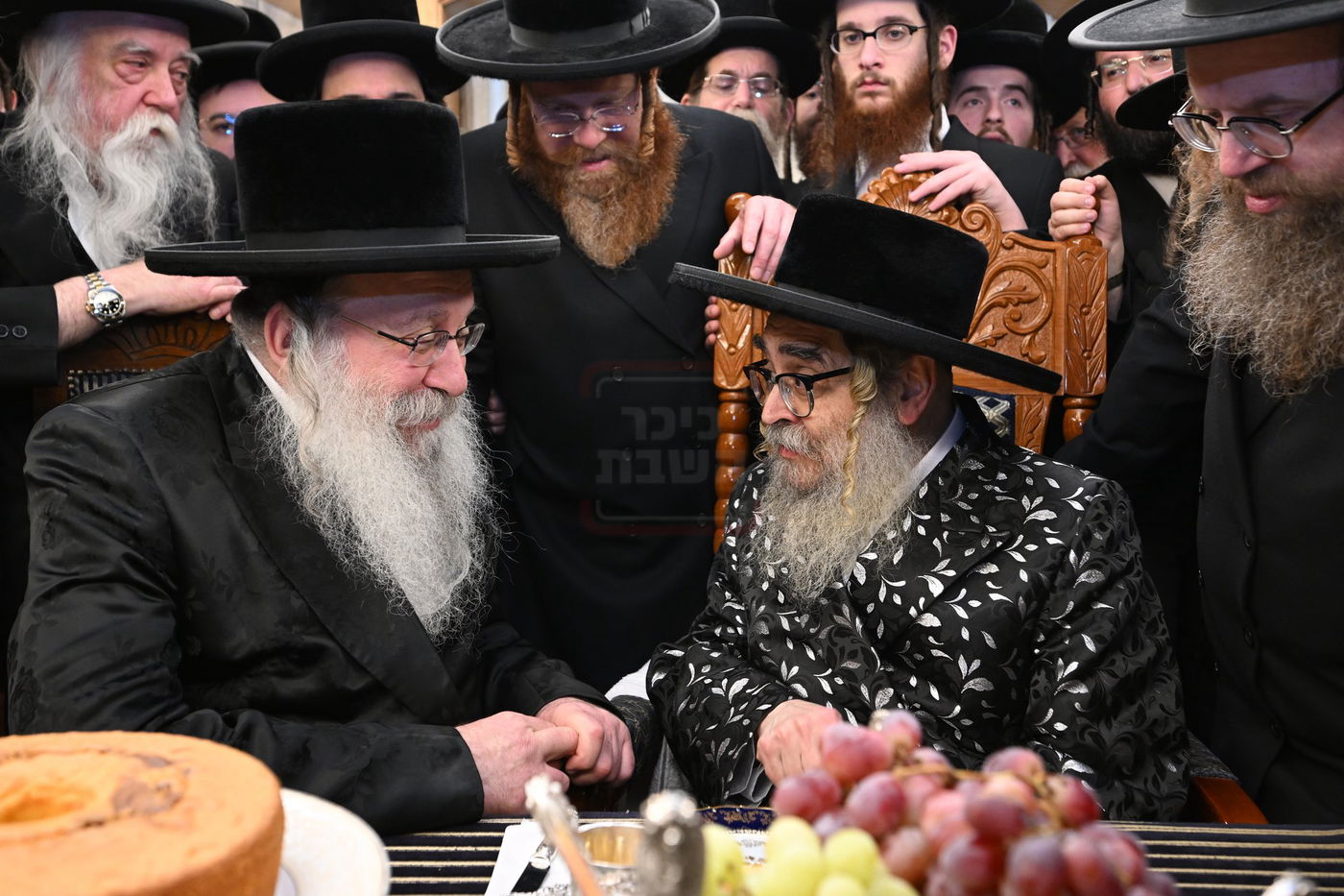 האדמו"ר מסאטמר בביקור אצל רבני ב"ב