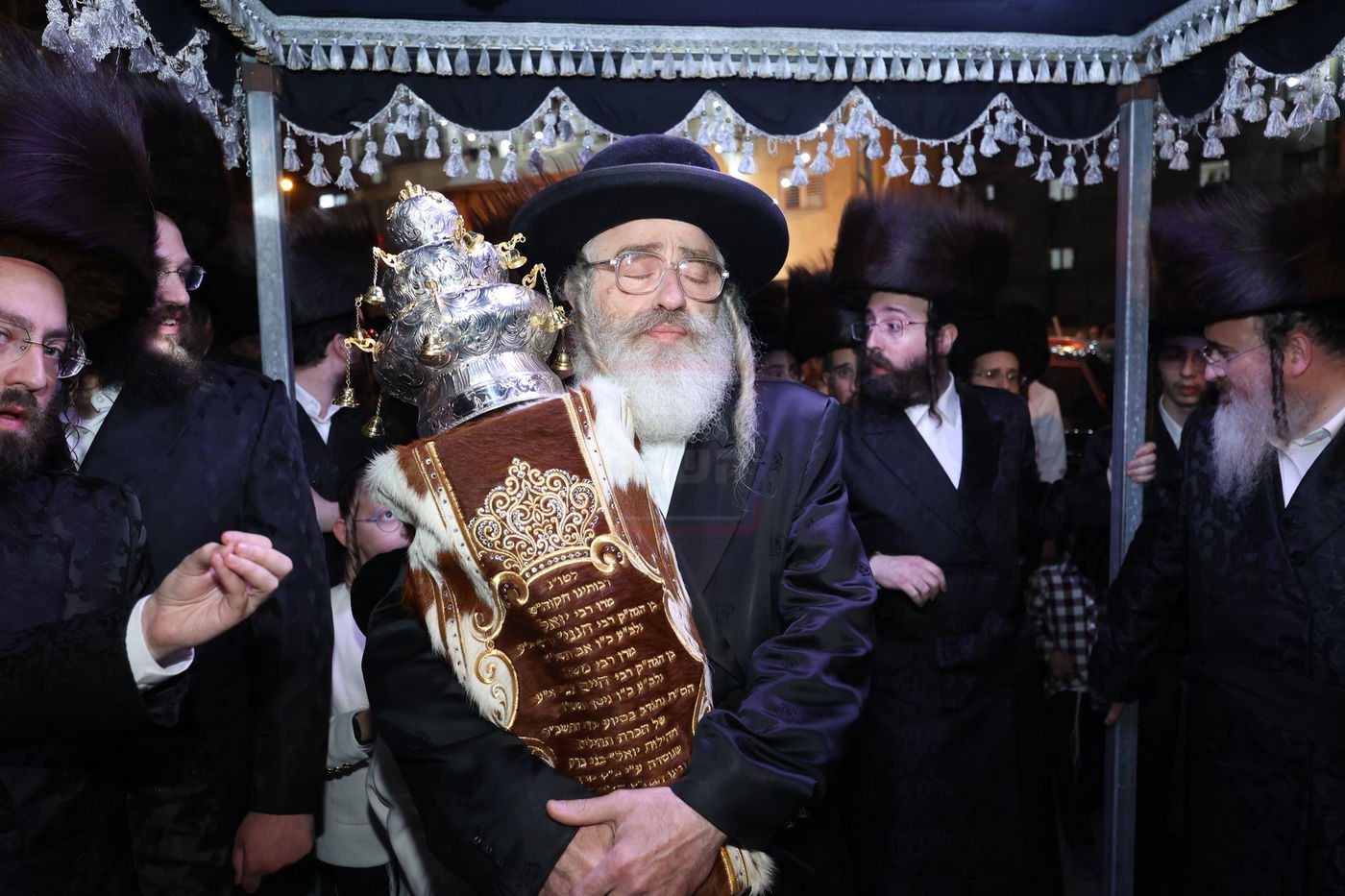 האדמו"ר מסאטמר בביקור בבני ברק