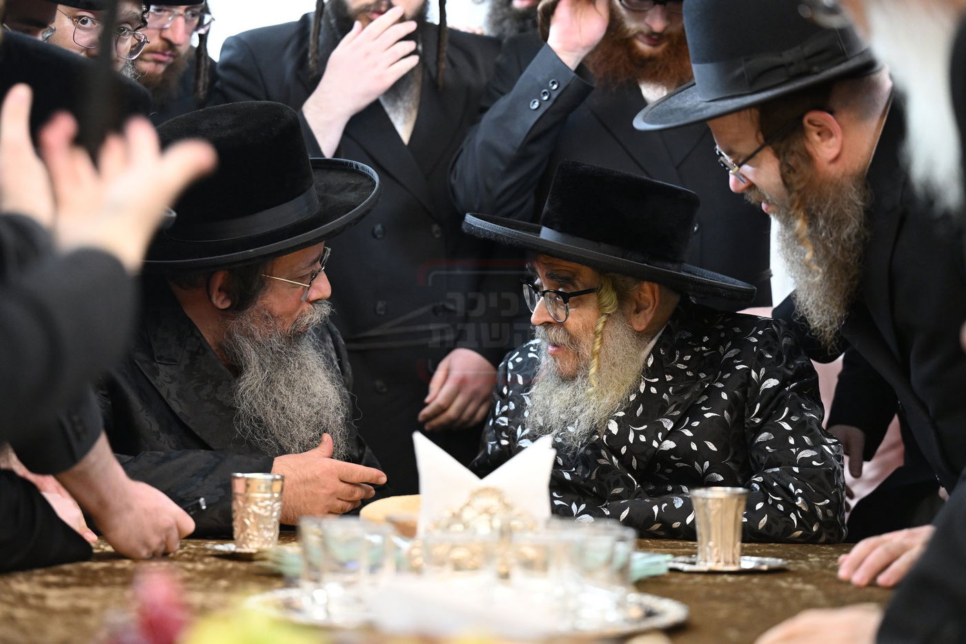 האדמו"ר מסאטמר בביקור אצל רבני ב"ב