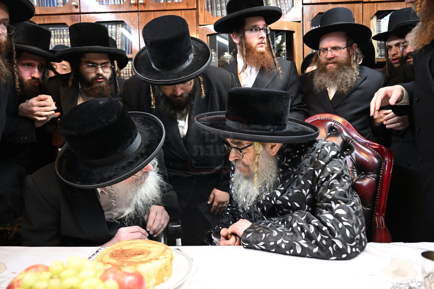 האדמו"ר מסאטמר בביקור אצל רבני ב"ב