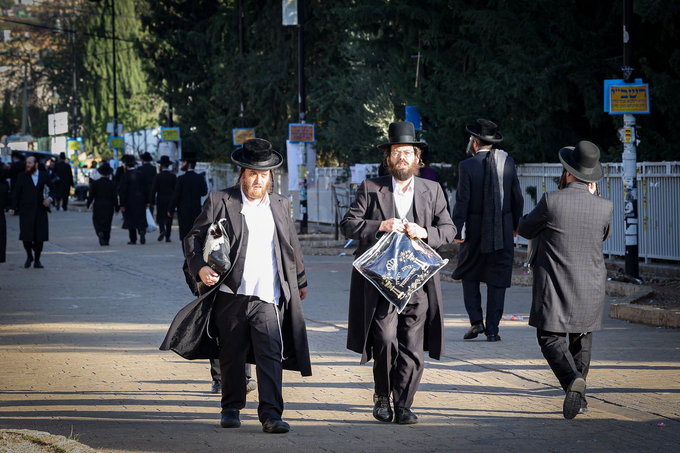 האדמו"ר מסאטמר באמירת תהילים במירון