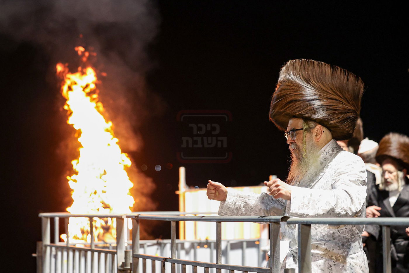 האדמו"ר מסאטמר בהדלקה במירון