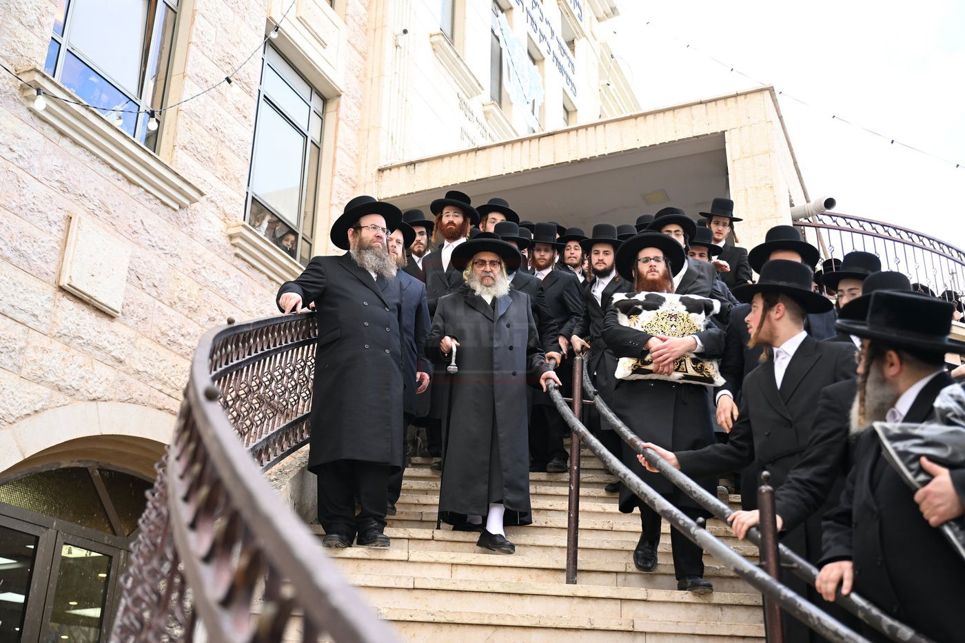 האדמו"ר מסאטמר בביקור בבני ברק