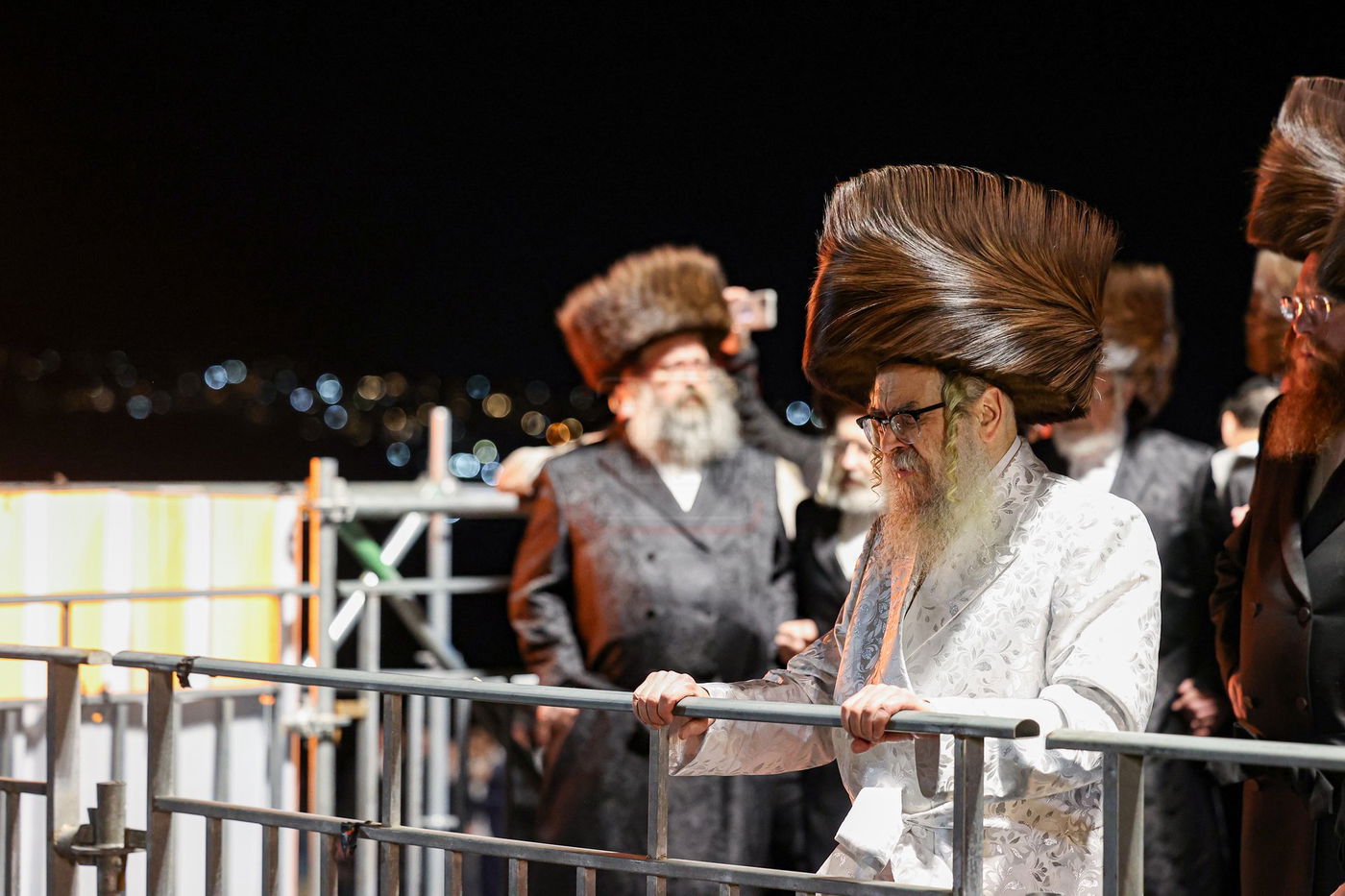 האדמו"ר מסאטמר בהדלקה במירון