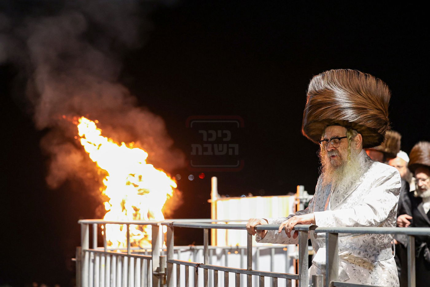 האדמו"ר מסאטמר בהדלקה במירון