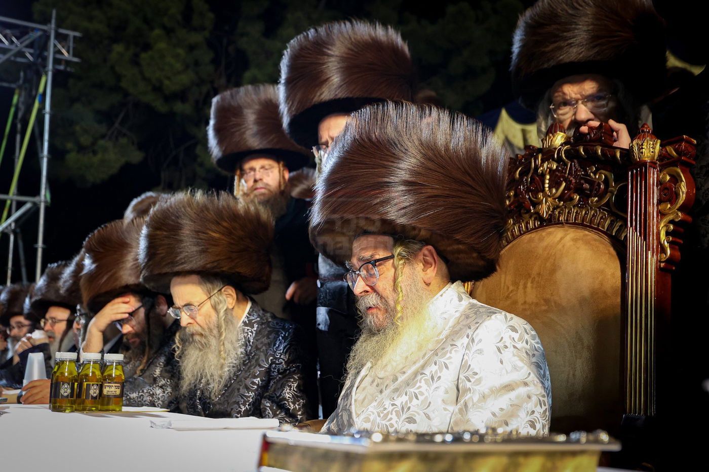 האדמו"ר מסאטמר בהדלקה במירון