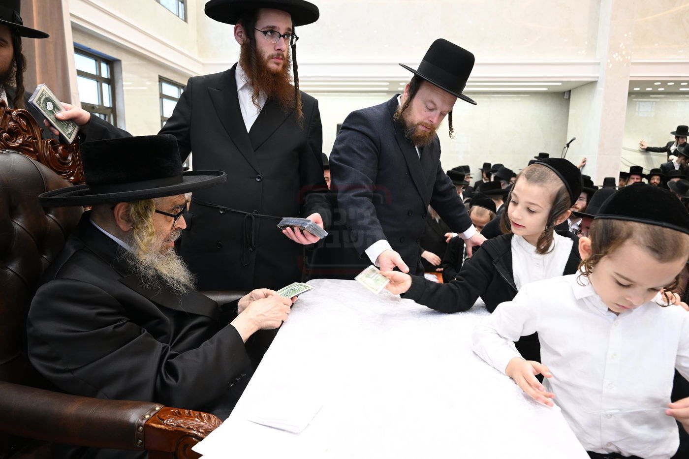 האדמו"ר מסאטמר בביקור בבני ברק