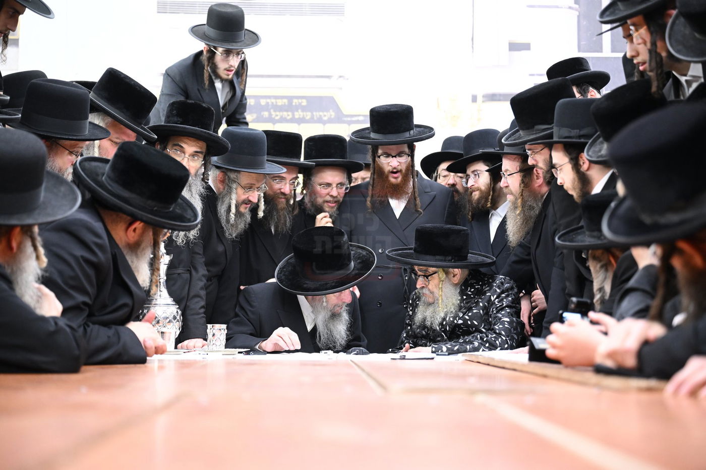 האדמו"ר מסאטמר בביקור אצל רבני ב"ב