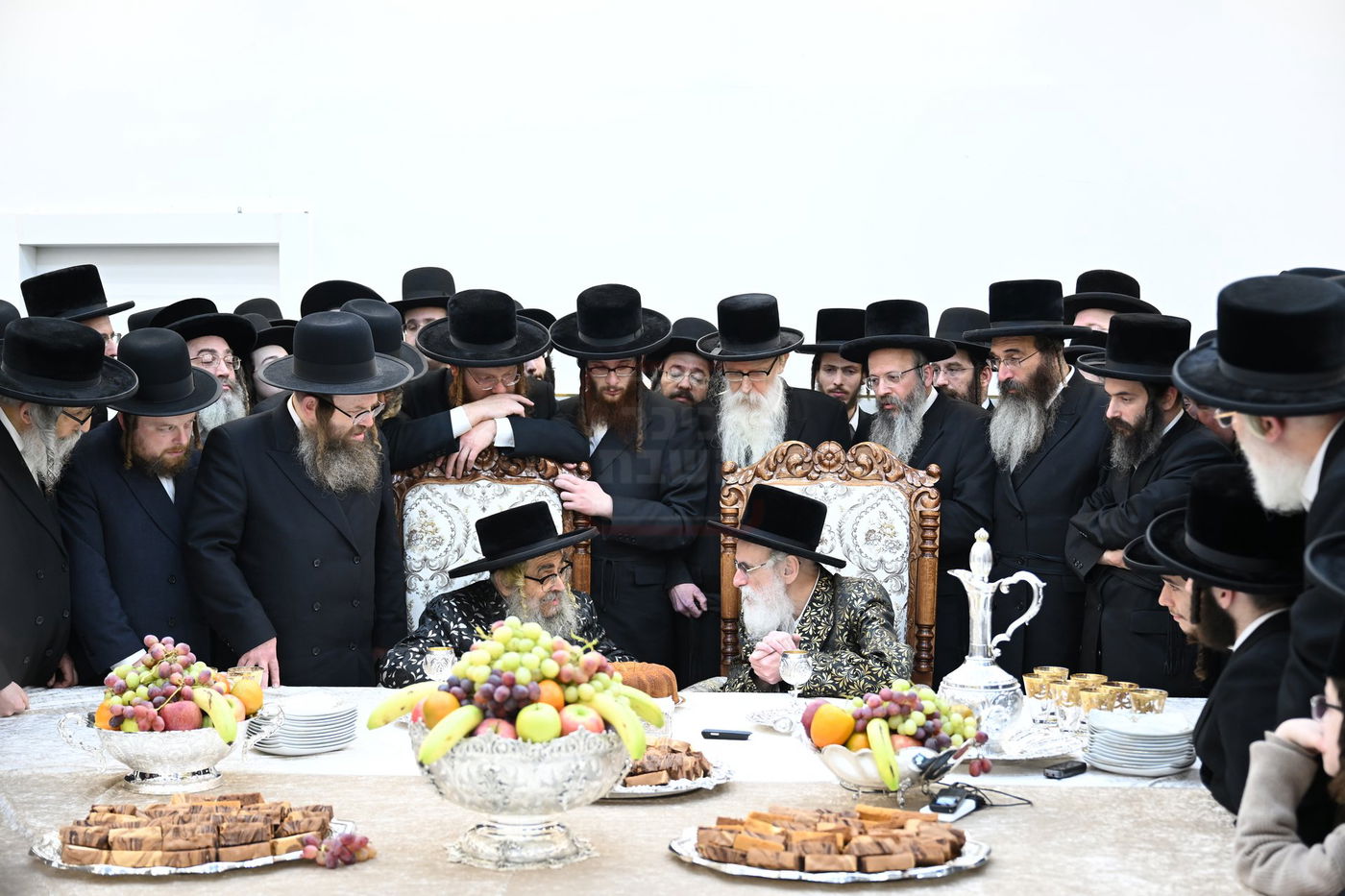 האדמו"ר מסאטמר בביקור אצל רבני ב"ב